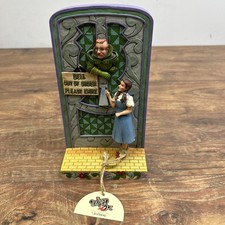 Jim Shore Wizard of Oz RARE Dorothy Emerald City Please Knock Figurine W/Tag picture