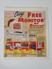 1996 Computer City Holiday Computer And Software Catalog Vintage Advertising Cat picture