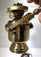 Vtg 6” Kosmos Brenner Converted Electric Marine Lamp W/ Gimbal Mount • Holland picture