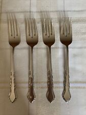 AMERICANA Lyon 1847 Rogers Flatware Vintage 4 Salad Fork Canada Stainless Glossy picture