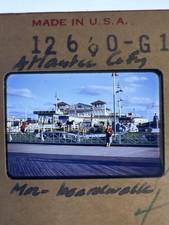 1950s Kodachrome Slide Atlantic City NJ Boardwalk Million Dollar Pier Golf picture