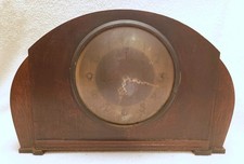 Vintage Antique Wooden Arched Mantel Clock picture