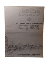 1965 George C Marshall Space Flight Center Telephone Directory JRR36 picture