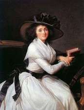Oil painting Vigée-Lebrun Elisabeth Louise French artist lady Hand painted picture