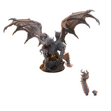 Izat’al, Dragon Empress | Gargantuan Dragon | 32mm Resin Miniature (Unpainted) | picture