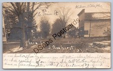 WA1/ South Amherst Ohio RPPC Postcard c1910 Main Street Stores Homes 96 picture