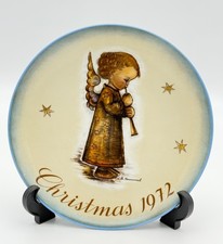 Vintage 1972 Berta Hummel Christmas Collector Plate Angel w/ Flute West Germany picture