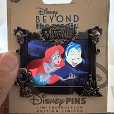 A5 Disney D23 2026 LE Pin Beyond the Magic Little Mermaid Ariel & Flounder picture