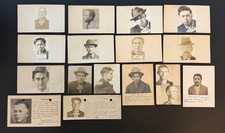 Vintage Office of the Sheriff  Marysville California  Jail Cards  1900s Mugshot picture