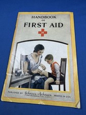1933 Handbook of First Aid, Published Johnson & Johnson 44pgs 8.25
