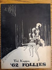 1962 INDIANA UNIVERSITY HOOSIERS TRI KAPPA '6$ FOLLIES MAGAZINE RARE VTG picture