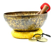 12 inches large full moon singing bowl - Head Therapy sound Healing bowls - yoga picture