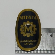 Vintage MIY ATA BICYCLE Head Bike Emblem Badge Logo RARE 1970 1980 Placca LG318 picture
