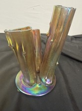 Steuben Gold Purple Aurena Thorny Art vase picture