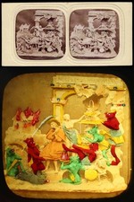 French DIABLERIE stéréoscopic - MISÈRES DE ST ANTOINE c.1860 picture