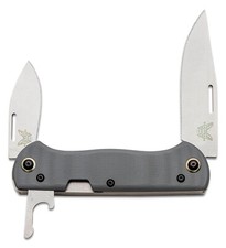 Benchmade 317 Weekender Two Blades Folding Knife Slipjoint S30V Cool Gray G10 picture