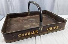 RARE Advertising Charles Chips Stadium Club Vendor Selling Serving Hostess Tray picture