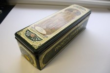 Moet et Chandon Champagne Vintage 1986 Metal Box Tin Container Alphonse Mucha picture