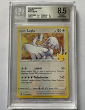 2021 Pokemon Lugia Stamp Holo R Rare 022/025 - Celebrations GER - BGS 8.5 NM-MT+ picture