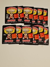 Lot of 12 Vintage 1986 Topps Garbage Pail Kids Series 5 OS5 Wax Packs Sealed picture