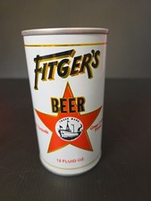 VTG 1970's Fitger's Beer Wide Seam Beer Can August Schell Brewing-Tab Intact picture