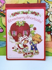 Vintage Strawberry Shortcake Mini Memo Pad Of Note Papers 2001 80 Decor Sheets picture
