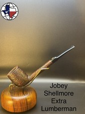 Vintage Jobey Shellmoor Extra Lumberman Tobacco Pipe picture