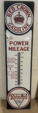Replacement 27” Thermometer Tube for Large 6’ Red Crown and Mail Pouch Tube only picture