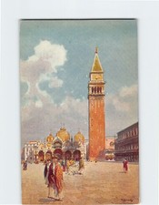 Postcard Chiesa S. Marco e Campanile Venice Italy picture