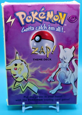 Pokemon Base Set ZAP Theme Deck, 1999-2000, WOTC. Complete, minimal use picture