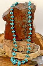Vintage Native American Heshi Turquoise Bead 28