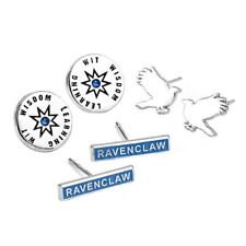Official Harry Potter Ravenclaw Silver Plated 3 Piece Stud Earring Set picture