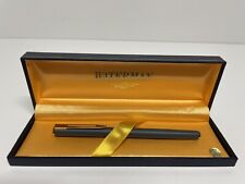 Waterman Vintage Ideal Super Master Fountain Pen in Grey-Gold w/ M-nib & Case picture