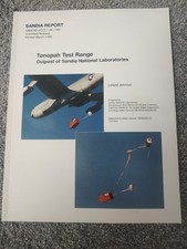 Tonopah Test Range Sandia Report March 1996 Nuclear Sandial National Lab picture