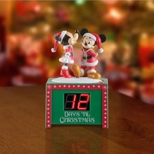 Gemmy Disney Magic Holiday Talking Mickey Minnie Countdown to Christmas picture