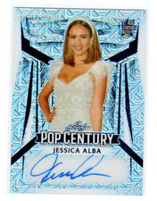 2023 Leaf Pop Century Silver Refractor Jessica Alba Autograph 3/7 picture