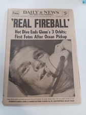 Real Fireball Daily News Feb.21,1962 full newspaper picture