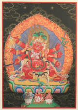 Thangka, Hayagrīva, Tamdin Print picture