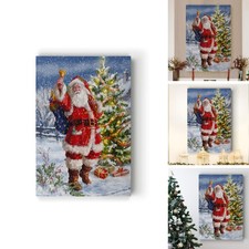 Renditions Gallery Santa is Here Gallery Wrapped Canvas Christmas Wall Art picture