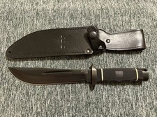 SOG Creed Fixed Blade Knife, Black Coated Blade Sheath Included Very Rare picture