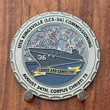 USS Kingsville LCS-36 Commissioning Navy Challenge Coin  M#30 picture