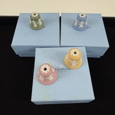 Vintage Wedgewood Jasperware Dancing Hours Ceiling Fan/Light Pull Thimble x4 picture