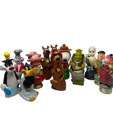 Vintage Character Bubble Bath Bottle Lot Scooby Doo Shrek Looney Tunes picture