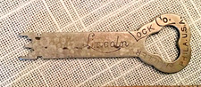Vintage 1898 Lincoln Miller Lock Co Key picture