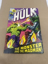 Incredible Hulk 143 Vintage Marvel Comic 1971 Doctor Doom Newsstand Stamp Fine picture