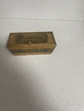 Antique Wooden Box With Painted Image picture