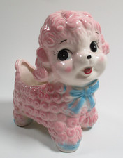 Vintage Rubens Originals Japan Big Eyed Baby Lamb Nursery Planter 1950s Kitschy picture