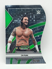 2026 Topps WWE Stadium Club Chrome CM Punk Triumvirates TV-40 /50 Die Cut picture