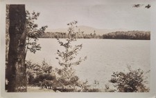 Pack Monadnock Mts and Otter Lake Greenfield NH Photo Postcard RPPC picture