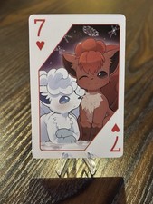 Vulpix Alolan Vulpix Pokemon Playing Card Poker Card Collectible Rare Non TCG picture